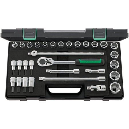 STAHLWILLE TOOLS 12, 5 mm (1/2") Socket set 31-pcs. 96031239